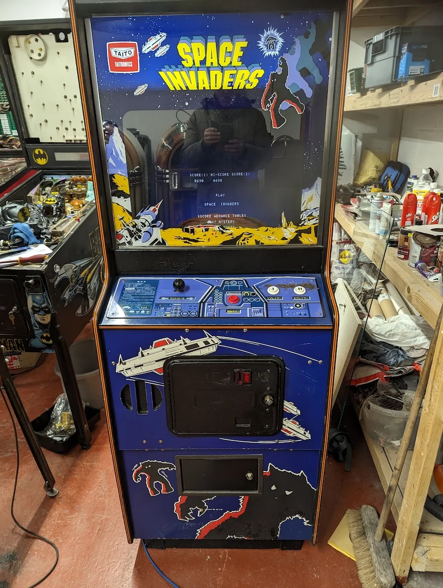 Original Space Invaders Arcade Machine from 1978