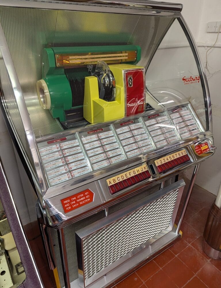 Alternative view of 1956 Seeburg 100 JL