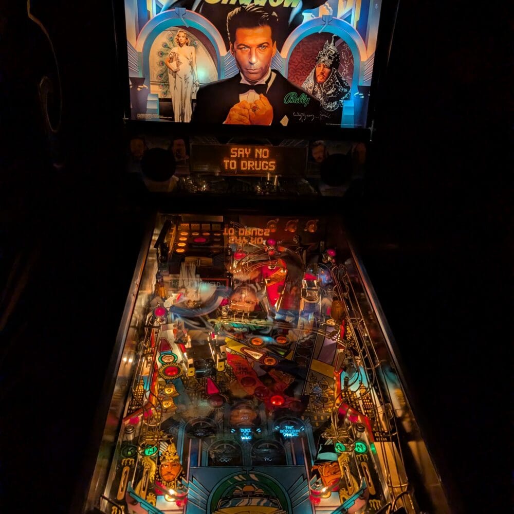 the shadow pinball machine