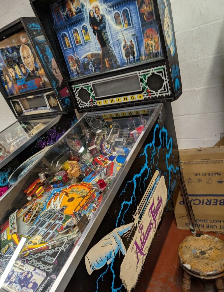 Alternative view of The Addams family pinball machine