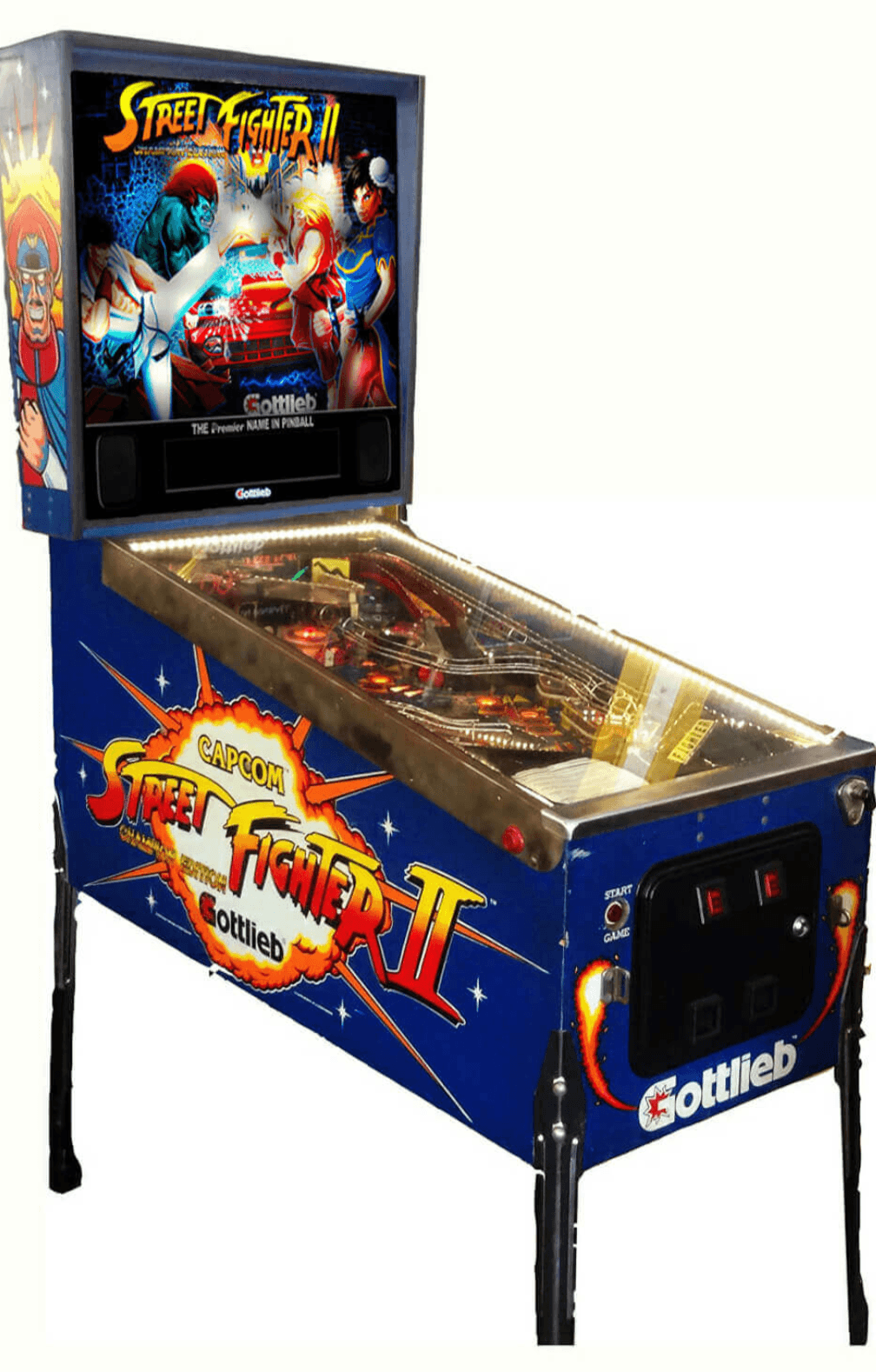 Streetfighter II pinball machine