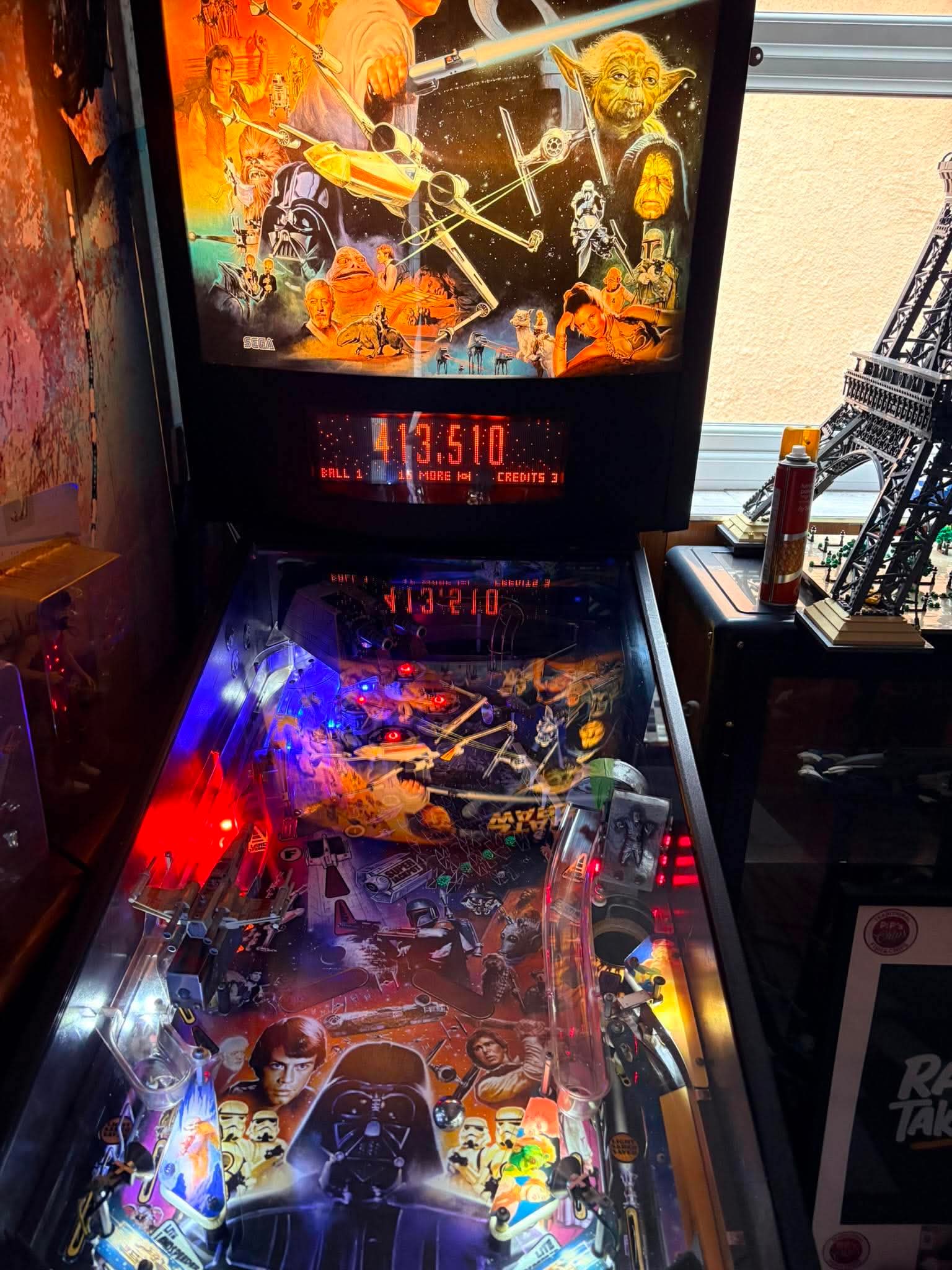Star wars trilogy pinball machine